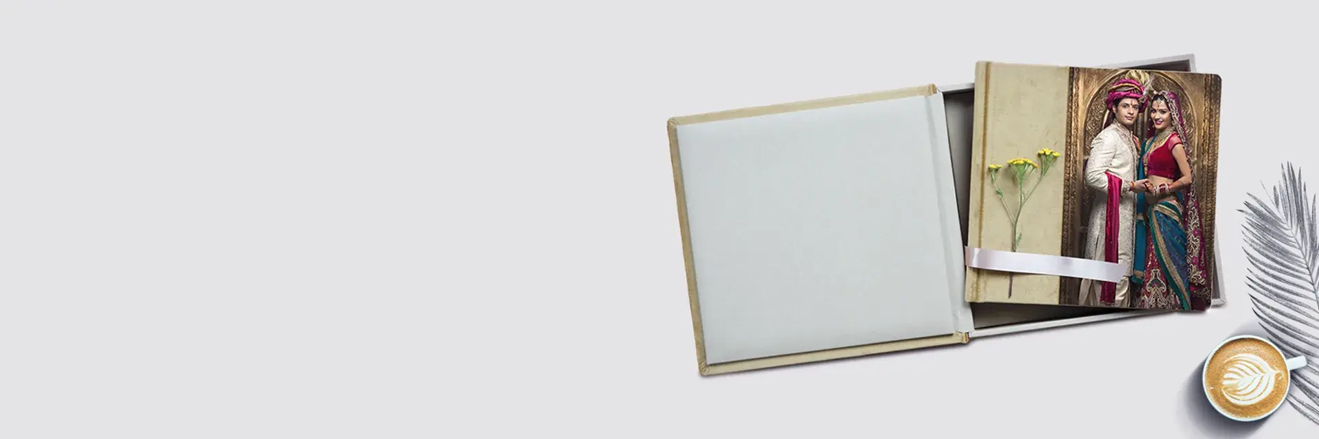 Pro Lab layflat wedding album in its presentation box