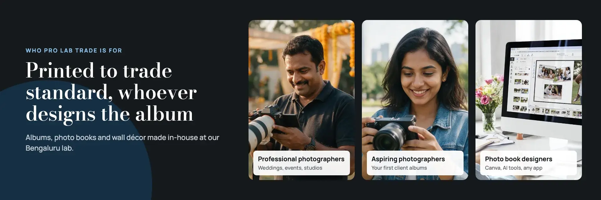 Pro Lab Trade prints for professional photographers, aspiring photographers and photo book designers